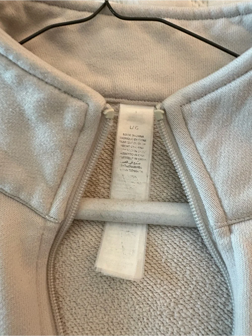 Alo Men's Half-Zip Pullover Sweater Size L